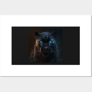 Black Panther Abstract Art Posters and Art